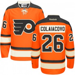 Authentic Reebok Adult Carlo Colaiacovo Alternate Jersey - NHL 26 Philadelphia Flyers