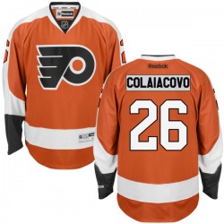 Authentic Reebok Adult Carlo Colaiacovo Home Jersey - NHL 26 Philadelphia Flyers
