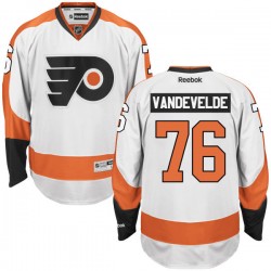 Authentic Reebok Adult Chris Vandevelde Away Jersey - NHL 76 Philadelphia Flyers