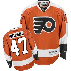 Authentic Reebok Adult Andrew MacDonald Home Jersey - NHL 47 Philadelphia Flyers