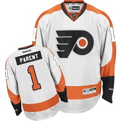 Authentic Reebok Adult Bernie Parent Away Jersey - NHL 1 Philadelphia Flyers