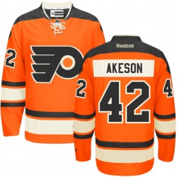 Premier Reebok Adult Jason Akeson Alternate Jersey - NHL 42 Philadelphia Flyers