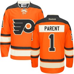 Premier Reebok Adult Bernie Parent New Third Jersey - NHL 1 Philadelphia Flyers