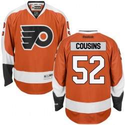 Authentic Reebok Adult Nick Cousins Home Jersey - NHL 52 Philadelphia Flyers
