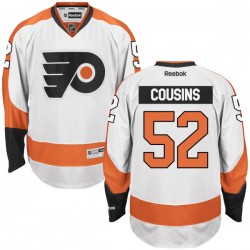 Authentic Reebok Adult Nick Cousins Away Jersey - NHL 52 Philadelphia Flyers