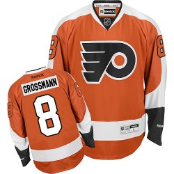 Authentic Reebok Adult Nicklas Grossmann Home Jersey - NHL 8 Philadelphia Flyers