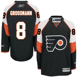 Authentic Reebok Adult Nicklas Grossmann Third Jersey - NHL 8 Philadelphia Flyers