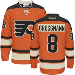 Authentic Reebok Adult Nicklas Grossmann New Third Jersey - NHL 8 Philadelphia Flyers