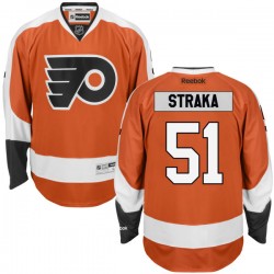 Authentic Reebok Adult Petr Straka Home Jersey - NHL 51 Philadelphia Flyers