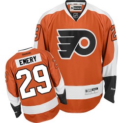 Authentic Reebok Adult Ray Emery Home Jersey - NHL 29 Philadelphia Flyers