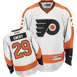 Authentic Reebok Adult Ray Emery Away Jersey - NHL 29 Philadelphia Flyers