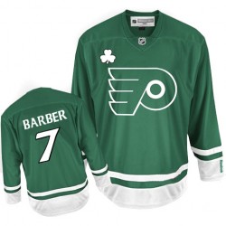 Authentic Reebok Adult Bill Barber St Patty's Day Jersey - NHL 7 Philadelphia Flyers