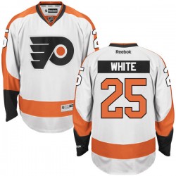 Authentic Reebok Adult Ryan White Away Jersey - NHL 25 Philadelphia Flyers