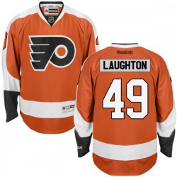 Authentic Reebok Adult Scott Laughton Home Jersey - NHL 49 Philadelphia Flyers