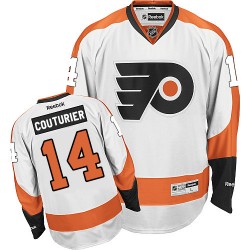 Authentic Reebok Adult Sean Couturier Away Jersey - NHL 14 Philadelphia Flyers