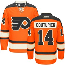 Authentic Reebok Adult Sean Couturier New Third Jersey - NHL 14 Philadelphia Flyers