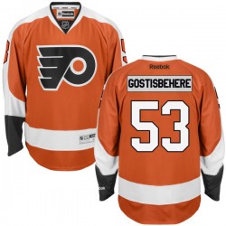 Premier Reebok Adult Shayne Gostisbehere Home Jersey - NHL 53 Philadelphia Flyers