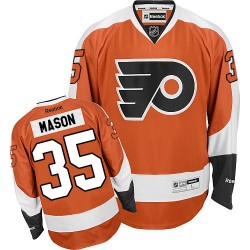 Authentic Reebok Adult Steve Mason Home Jersey - NHL 35 Philadelphia Flyers