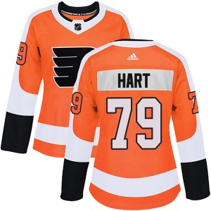 Authentic Adidas Women's Carter Hart Orange Home Jersey - NHL Philadelphia Flyers