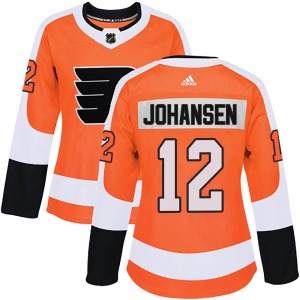 Authentic Adidas Women's Ryan Johansen Orange Home Jersey - NHL Philadelphia Flyers