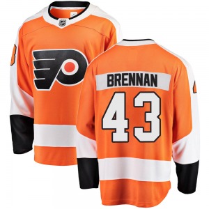 Breakaway Fanatics Branded Youth T.J. Brennan Orange Home Jersey - NHL Philadelphia Flyers