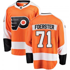Breakaway Fanatics Branded Youth Tyson Foerster Orange Home Jersey - NHL Philadelphia Flyers