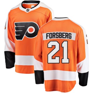Breakaway Fanatics Branded Youth Peter Forsberg Orange Home Jersey - NHL Philadelphia Flyers