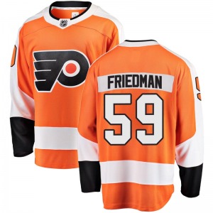 Breakaway Fanatics Branded Youth Mark Friedman Orange Home Jersey - NHL Philadelphia Flyers