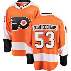 Breakaway Fanatics Branded Youth Shayne Gostisbehere Orange Home Jersey - NHL Philadelphia Flyers