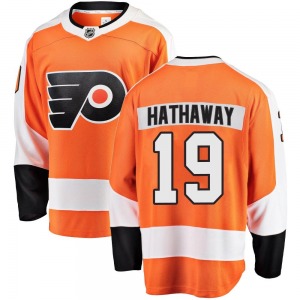 Breakaway Fanatics Branded Youth Garnet Hathaway Orange Home Jersey - NHL Philadelphia Flyers