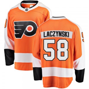 Breakaway Fanatics Branded Youth Tanner Laczynski Orange Home Jersey - NHL Philadelphia Flyers