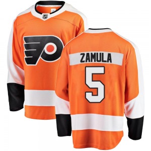 Breakaway Fanatics Branded Youth Egor Zamula Orange Home Jersey - NHL Philadelphia Flyers