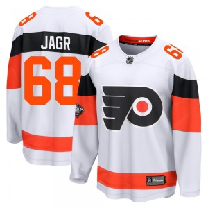 Breakaway Fanatics Branded Adult Jaromir Jagr White 2024 Stadium Series Jersey - NHL Philadelphia Flyers