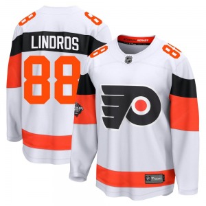 Breakaway Fanatics Branded Adult Eric Lindros White 2024 Stadium Series Jersey - NHL Philadelphia Flyers