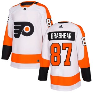 Authentic Adidas Youth Donald Brashear White Jersey - NHL Philadelphia Flyers