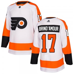 Authentic Adidas Youth Rod Brind'amour White Rod Brind'Amour Jersey - NHL Philadelphia Flyers
