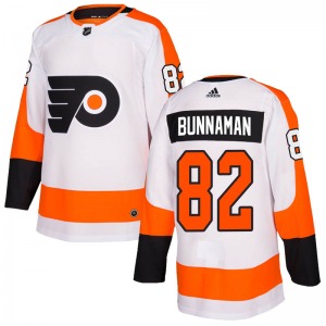 Authentic Adidas Youth Connor Bunnaman White Jersey - NHL Philadelphia Flyers