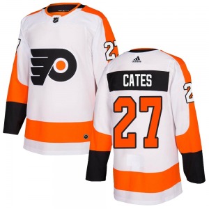 Authentic Adidas Youth Noah Cates White Jersey - NHL Philadelphia Flyers