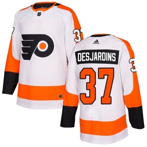 Authentic Adidas Youth Eric Desjardins White Jersey - NHL Philadelphia Flyers