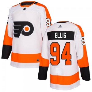 Authentic Adidas Youth Ryan Ellis White Jersey - NHL Philadelphia Flyers