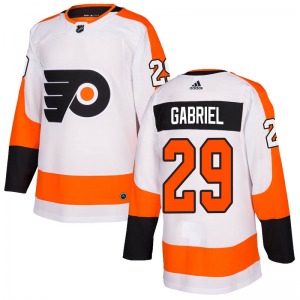 Authentic Adidas Youth Kurtis Gabriel White Jersey - NHL Philadelphia Flyers