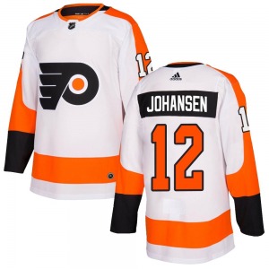 Authentic Adidas Youth Ryan Johansen White Jersey - NHL Philadelphia Flyers