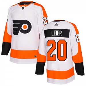 Authentic Adidas Youth Taylor Leier White Jersey - NHL Philadelphia Flyers