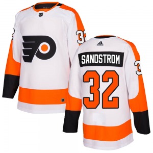 Authentic Adidas Youth Felix Sandstrom White Jersey - NHL Philadelphia Flyers