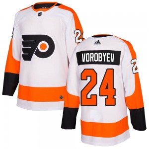 Authentic Adidas Youth Mikhail Vorobyev White Jersey - NHL Philadelphia Flyers
