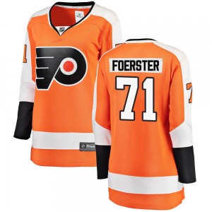 Breakaway Fanatics Branded Women's Tyson Foerster Orange Home Jersey - NHL Philadelphia Flyers