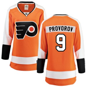 Breakaway Fanatics Branded Women's Ivan Provorov Orange Home Jersey - NHL Philadelphia Flyers