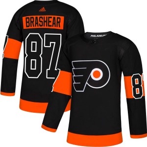 Authentic Adidas Youth Donald Brashear Black Alternate Jersey - NHL Philadelphia Flyers