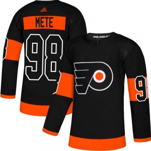 Authentic Adidas Youth Victor Mete Black Alternate Jersey - NHL Philadelphia Flyers