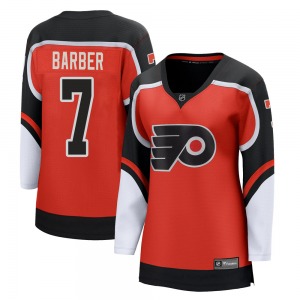 Breakaway Fanatics Branded Women's Bill Barber Orange 2020/21 Special Edition Jersey - NHL Philadelphia Flyers